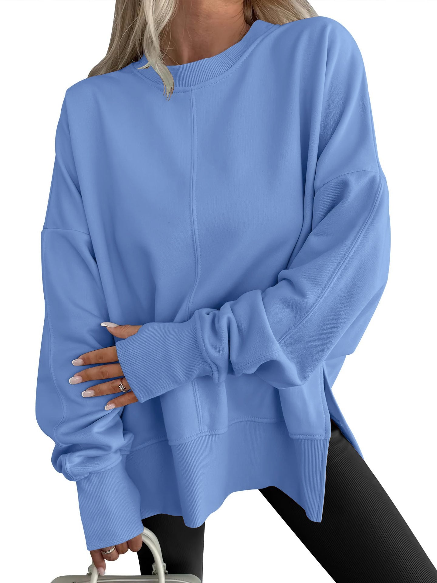 Comfy Oversized Long Sleeve Sweatshirt