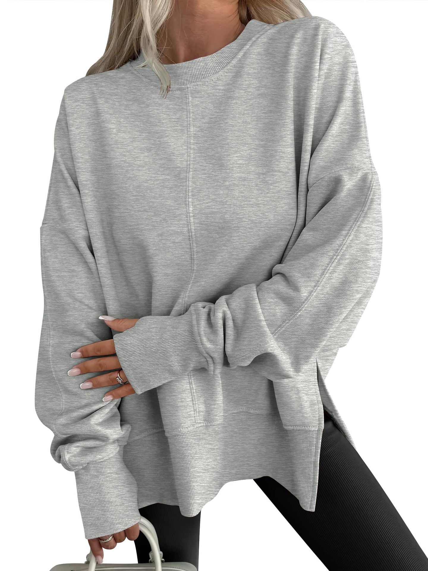 Comfy Oversized Long Sleeve Sweatshirt